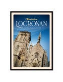 Locronan - Eglise Saint Renan - Poster affiche – image encadrée