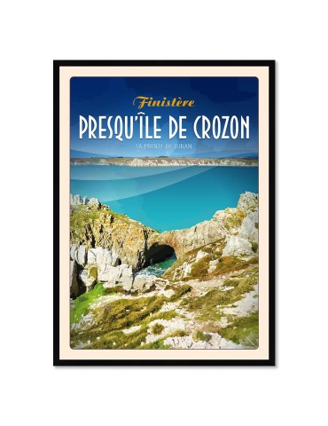 Presqu'île de Crozon - Pointe de Dinan - Poster affiche – image encadrée