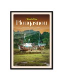 Plougasnou - Cimetière de Bateaux - Poster affiche – image encadrée