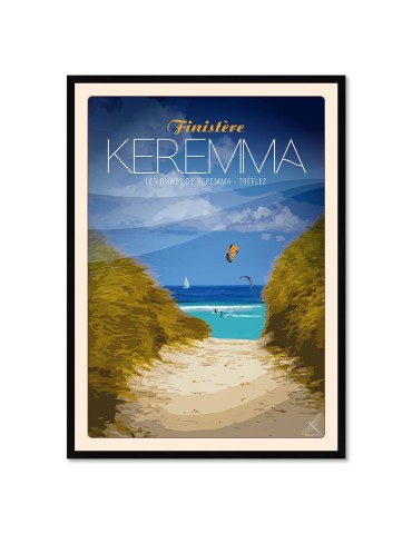 Keremma - Les Dunes - Poster affiche – image encadrée