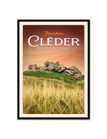 Cléder - Maison de Grade des Amiets - Poster affiche – image encadrée