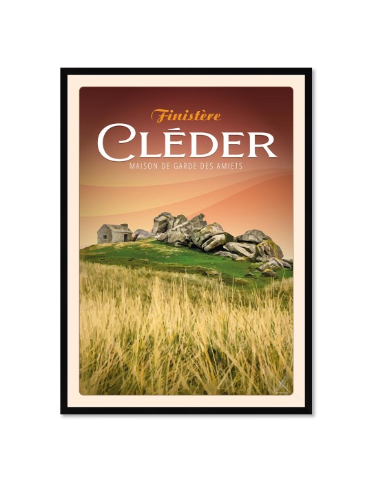Cléder - Maison de Grade des Amiets - Poster affiche – image encadrée