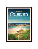 Cléder - Plage des Amiets - Poster affiche – image encadrée