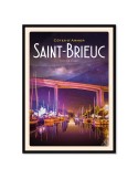 Saint-Brieuc - Port du Légué - Poster affiche – image encadrée