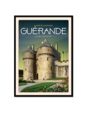 Guérande - La Porte Saint-Michel - Poster affiche – image encadrée