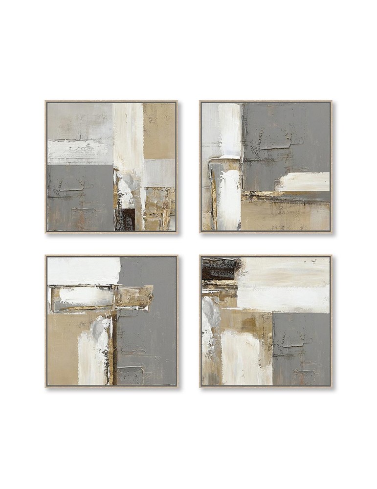 Set de 4 toiles encadrées - 03.3476D