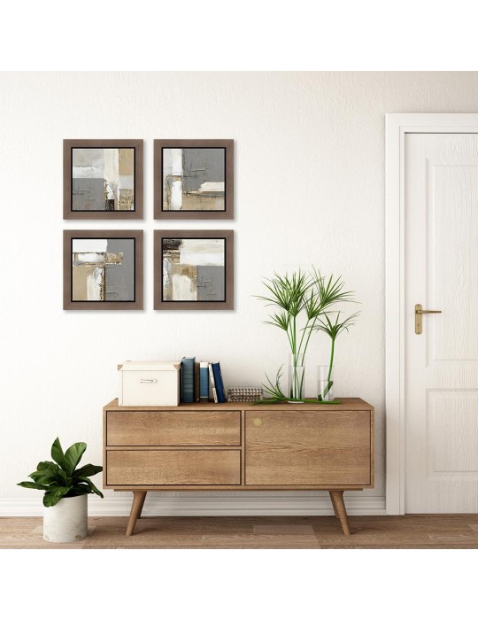 Set de 4 toiles encadrées - 03.3476D