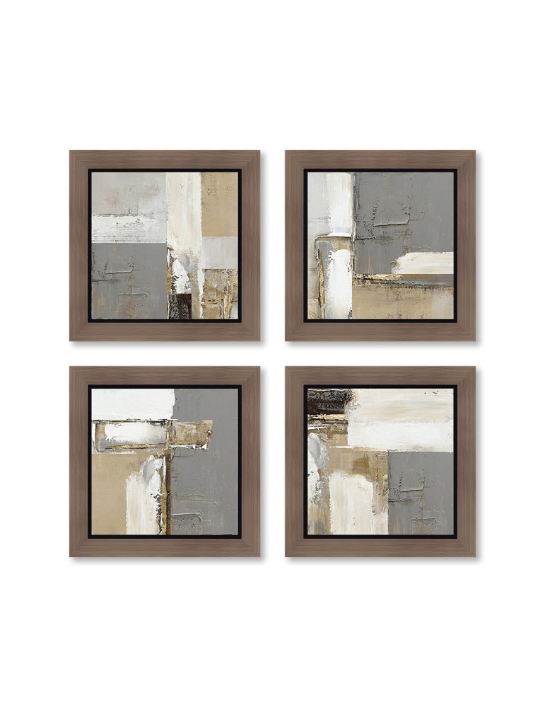 Set de 4 toiles encadrées - 03.3476D