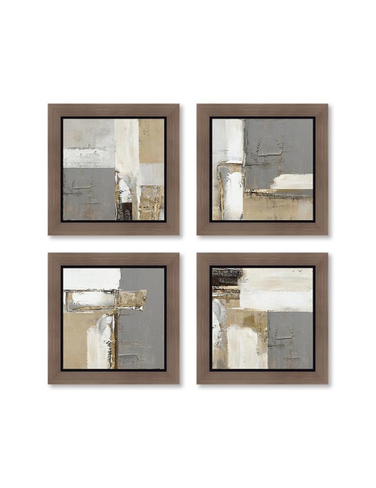 Set de 4 toiles encadrées - 03.3476D