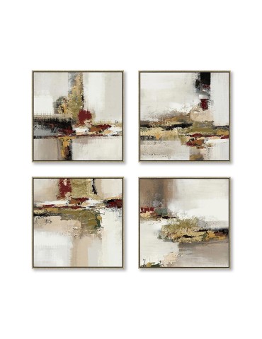 Set de 4 toiles encadrées - 03.3480D