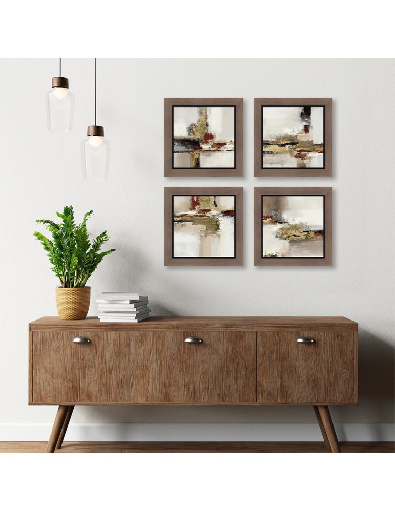 Set de 4 toiles encadrées - 03.3480D