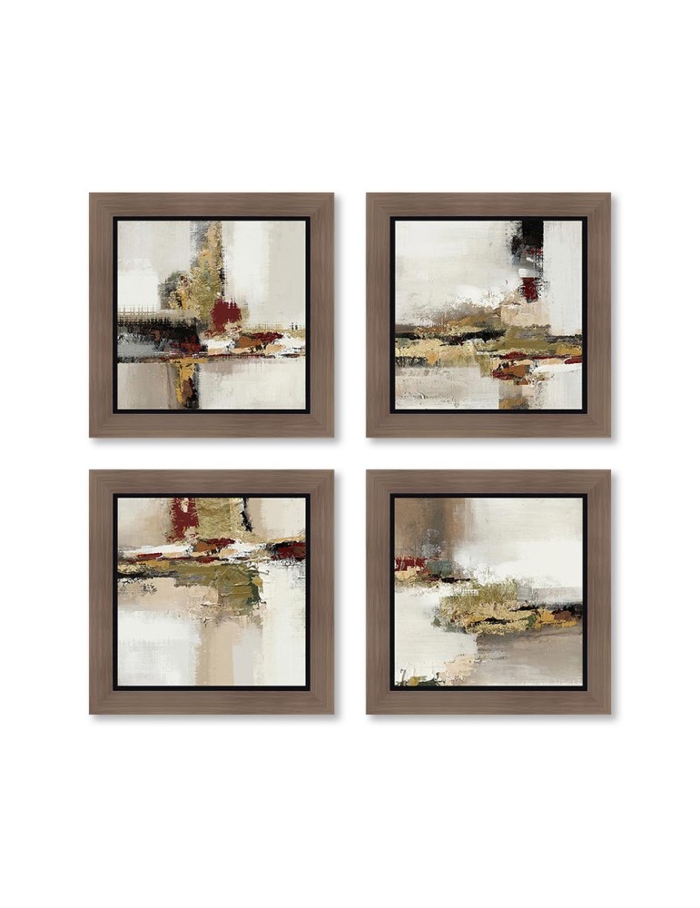 Set de 4 toiles encadrées - 03.3480D