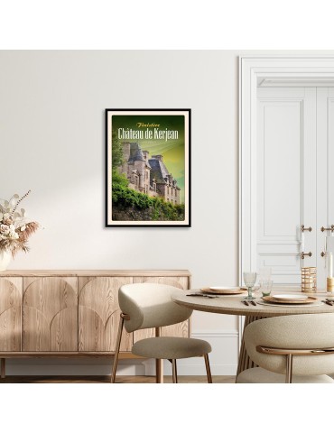 Château de Kerjean - Saint Vougay - Poster affiche – image encadrée 2