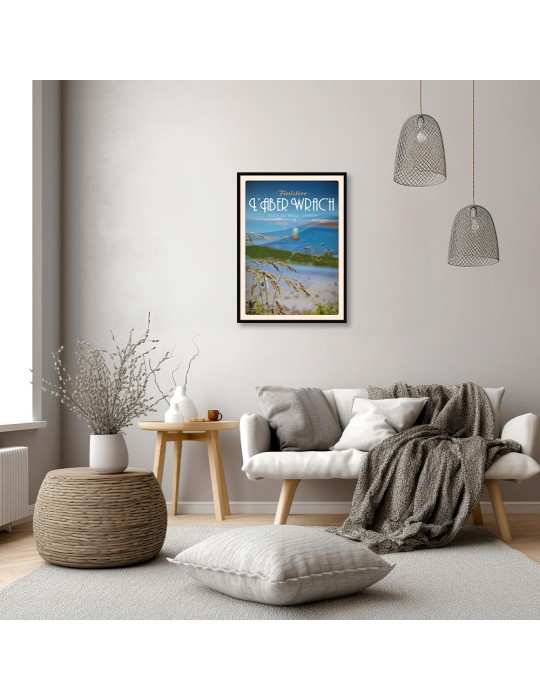 L'Aber Wrac'h Route des Anges  - Poster affiche – image encadrée