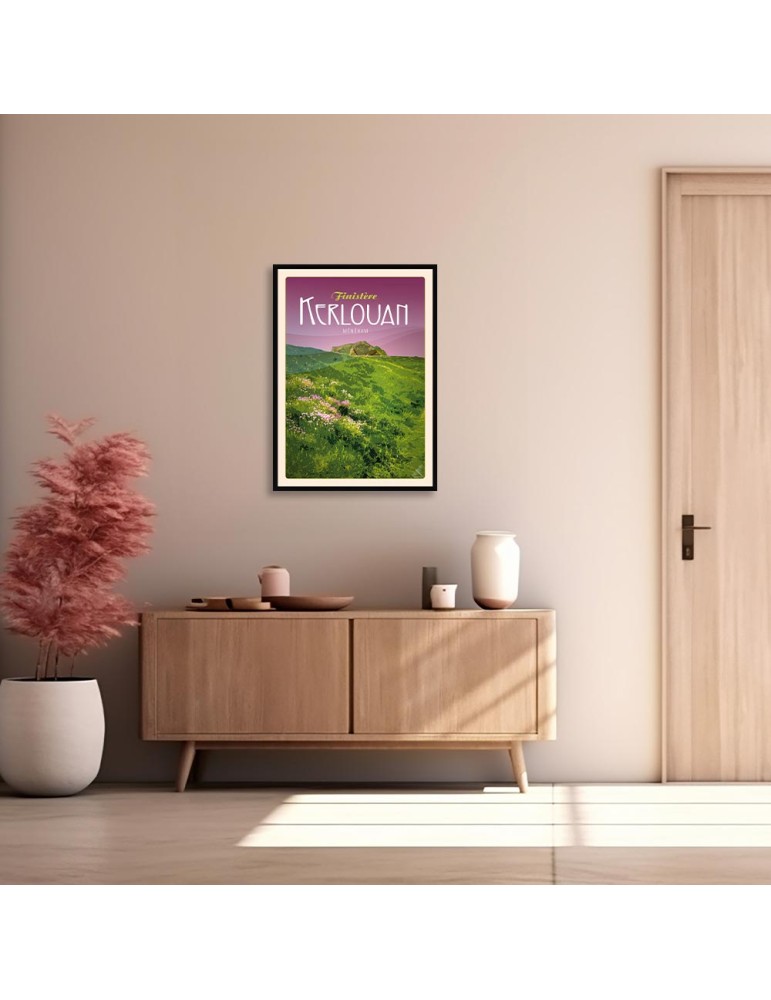 Kerlouan - Ménéham - Poster affiche – image encadrée