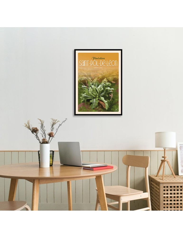 Saint-Pôl-De-Léon Choux Fleurs - Poster affiche – image encadrée