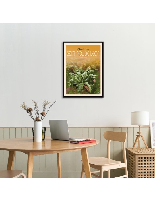 Saint-Pôl-De-Léon Choux Fleurs - Poster affiche – image encadrée