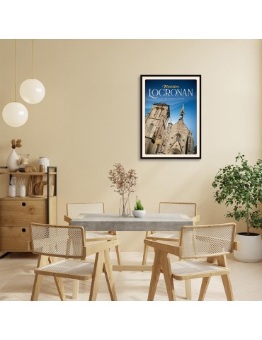 Locronan - Eglise Saint Renan - Poster affiche – image encadrée 2