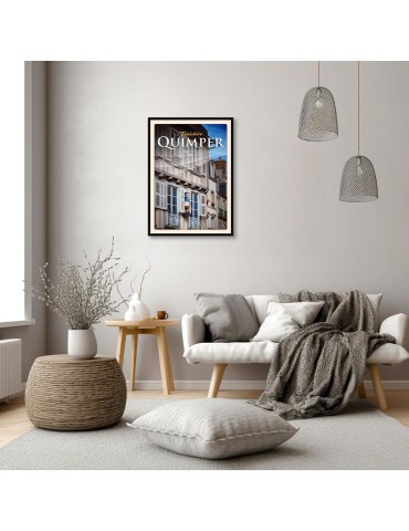 Quimper - Le Petit Glazik - Poster affiche – image encadrée 2