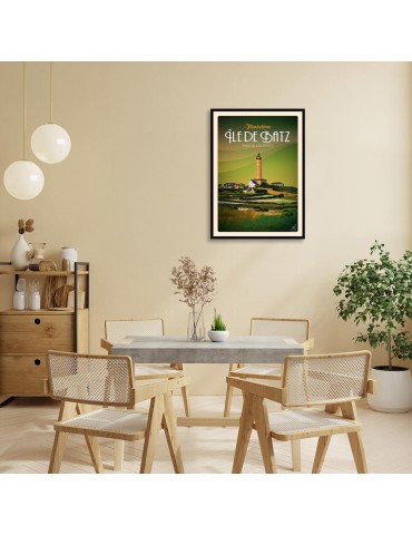 Île de Batz - Phare - Poster affiche – image encadrée 2