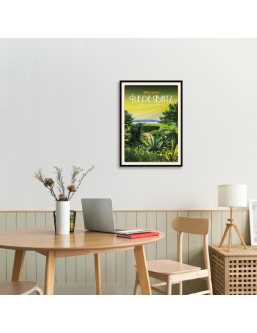 Île De Batz - Jardin Botanique - Poster affiche – image encadrée 2