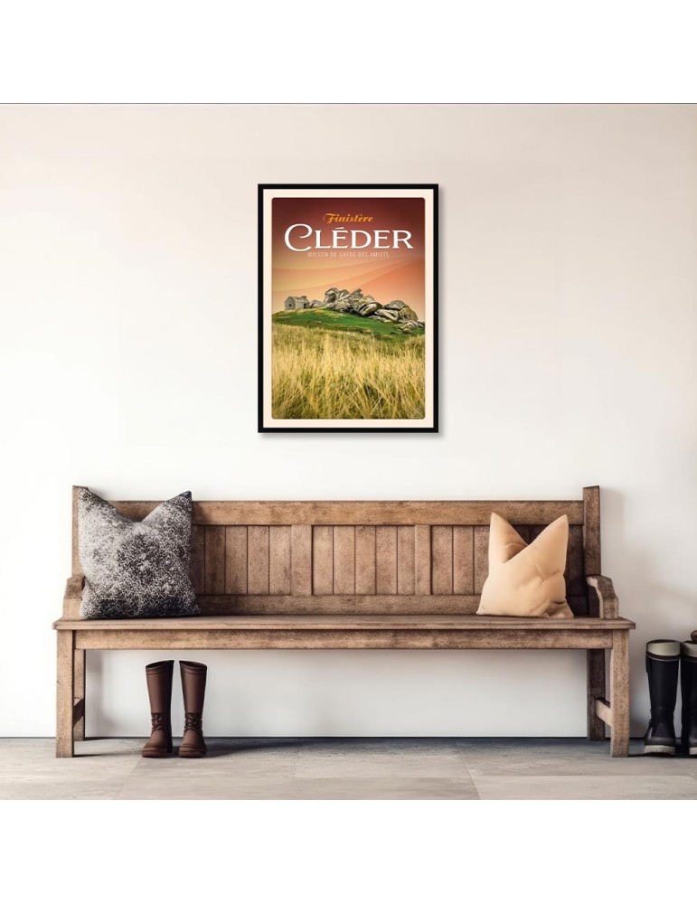 Cléder - Maison de Grade des Amiets - Poster affiche – image encadrée