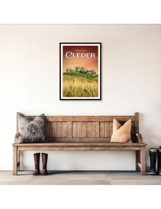 Cléder - Maison de Grade des Amiets - Poster affiche – image encadrée