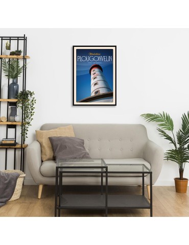Plougonvelin - Phare Pointe Saint Mathieu - Poster affiche – image encadrée 2