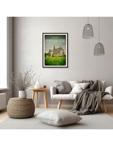 Plounéour-Ménez - Abbaye du Relec - Poster affiche – image encadrée 2
