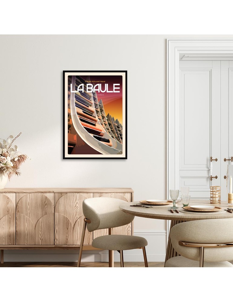La baule-Escoublac - Poster affiche – image encadrée