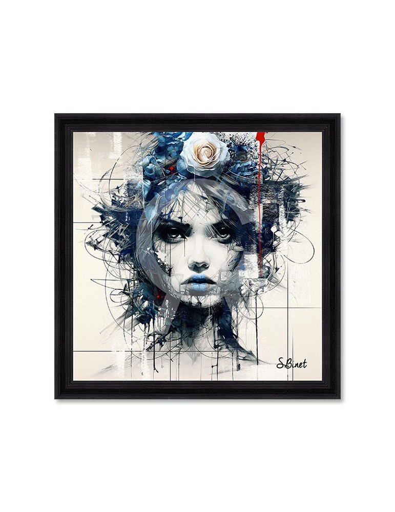 Femme Fleur Bleue – Sylvain Binet Femme Fleur Bleue – Sylvain Binet