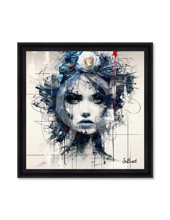 Femme Fleur Bleue – Sylvain Binet Femme Fleur Bleue – Sylvain Binet