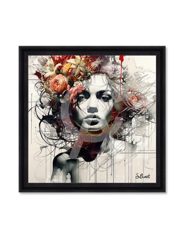 Femme Fleur Orange – Sylvain Binet