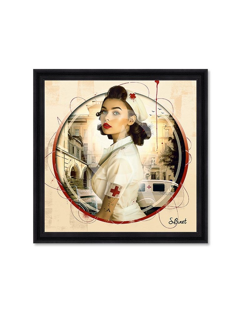 Pin Up Infirmière – Sylvain Binet