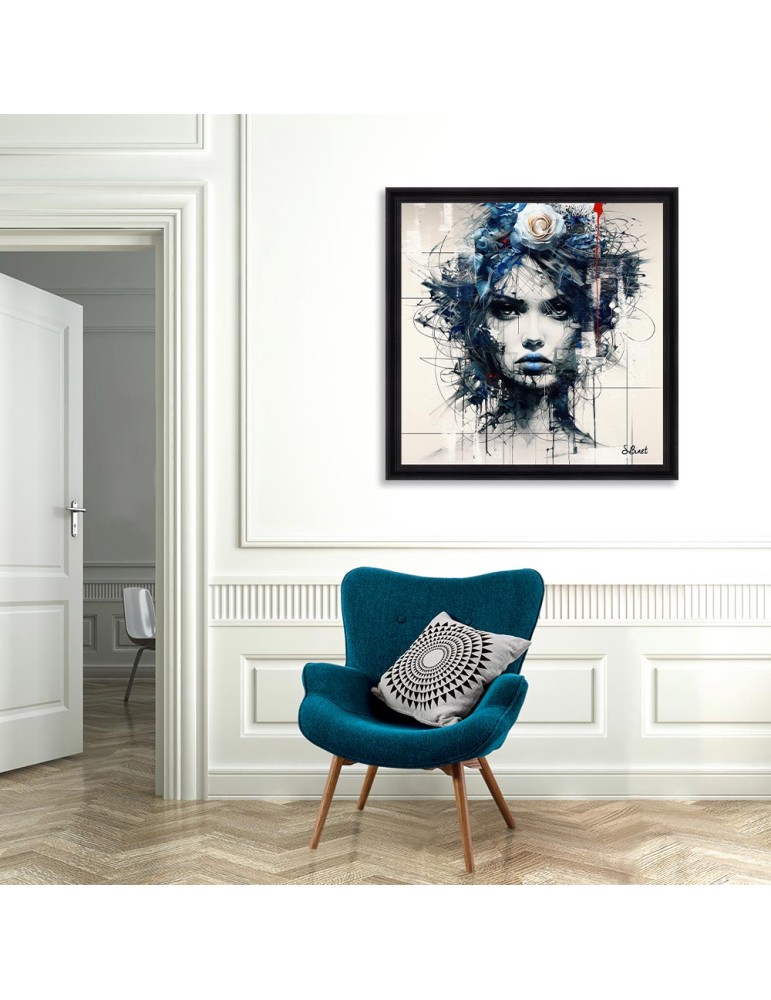 Femme Fleur Bleue – Sylvain Binet