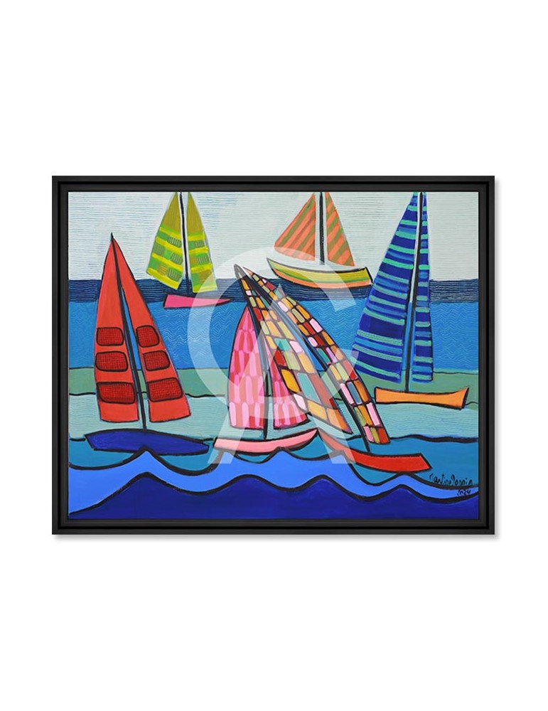 Voiles au vent – Martine Gonnin