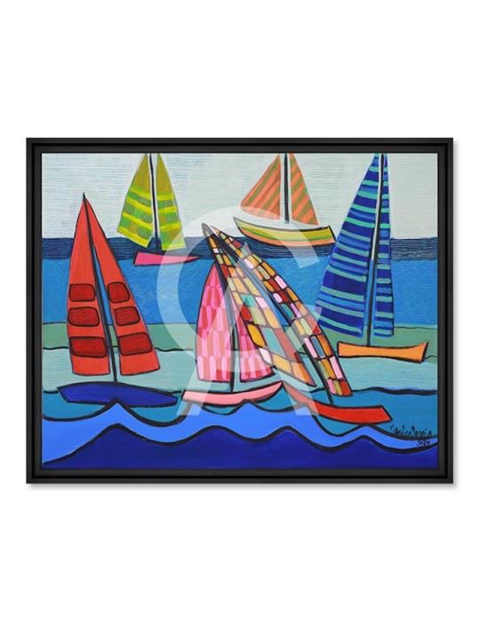 Voiles au vent – Martine Gonnin