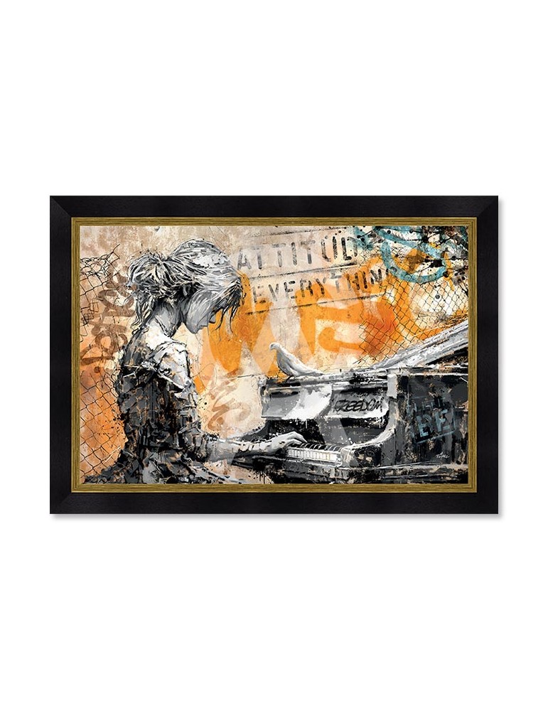 La fille au piano – Romaric