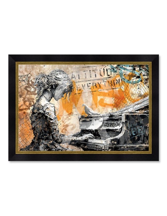 La fille au piano – Romaric