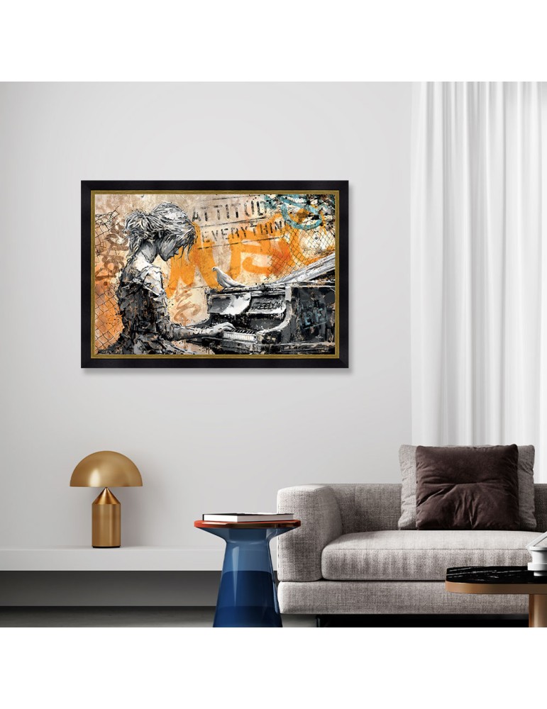 La fille au piano – Romaric