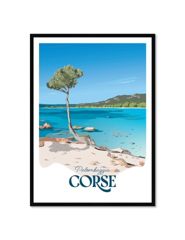 Palombaggia – Poster affiche – image encadrée