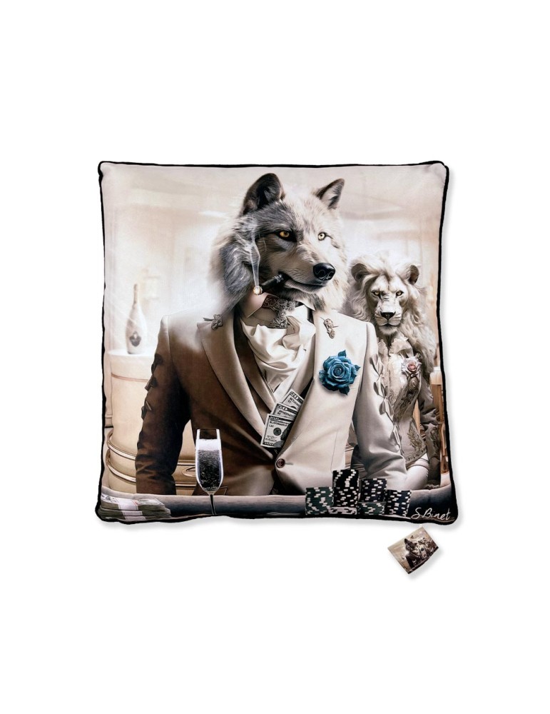 Loup Luxury - Binet - Coussin
