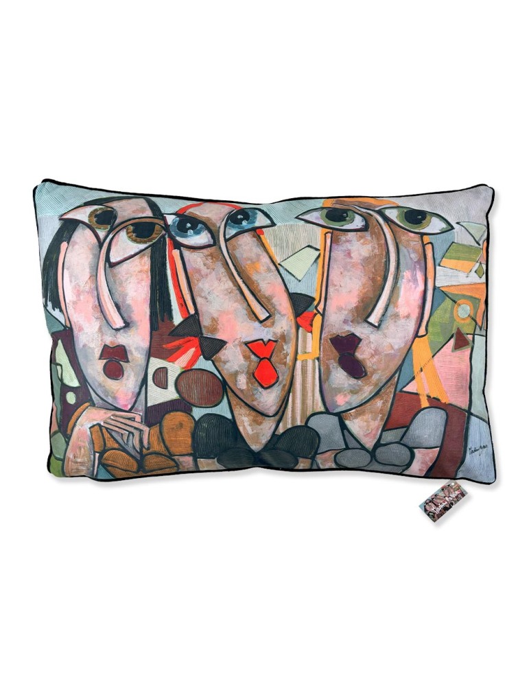 Les Nénettes - Martine Gonnin - Coussin