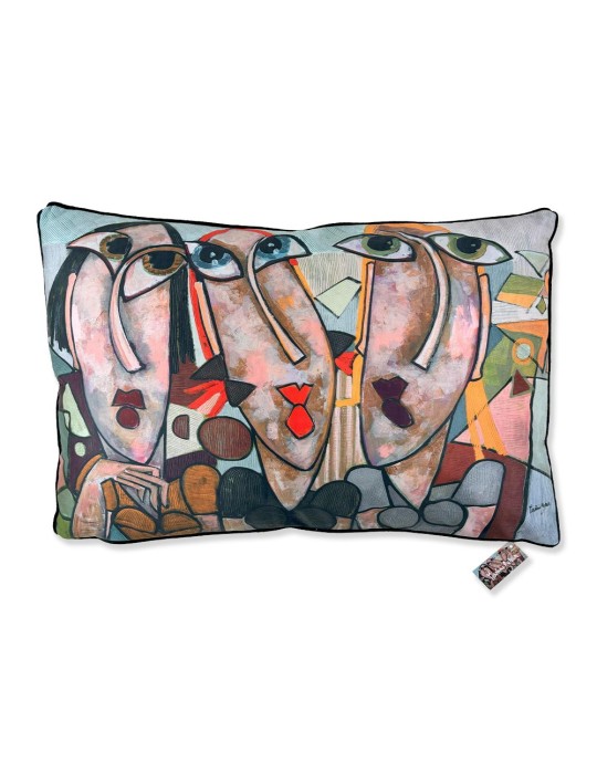 Les Nénettes - Martine Gonnin - Coussin