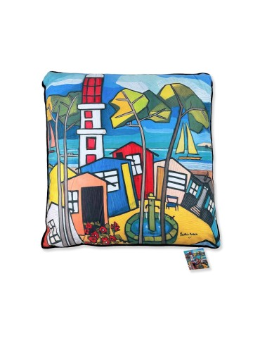 Village de l'Herbe - Martine Gonnin - Coussin