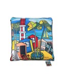 Village de l'Herbe - Martine Gonnin - Coussin