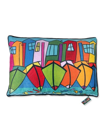 Bassin Turquoise - Martine Gonnin - Coussin