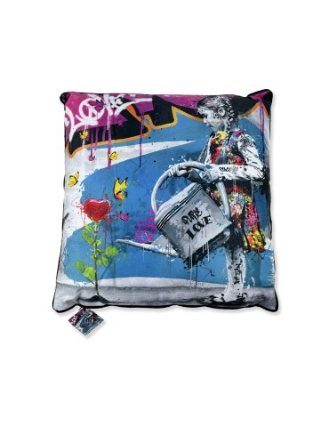 La Fille et l'Arrosoir - Romaric - Coussin