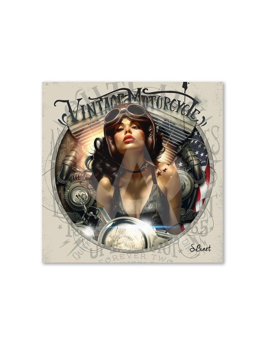 Pin Up Biker