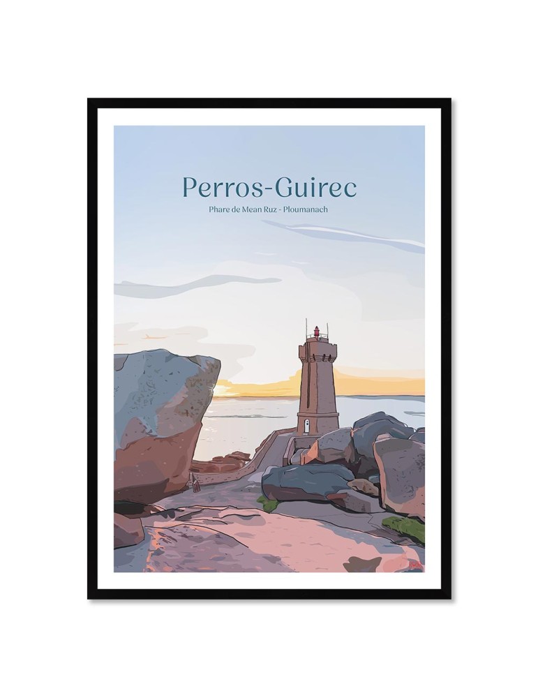 Ploumanach – Poster affiche – image encadrée Ploumanach – Poster affiche – image encadrée